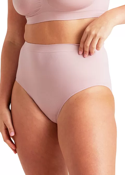 Briefs-Ambra Bare Essentials Soft Tones Recycled Nylon Full Brief Lilac Taupe