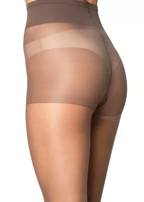 Tights-Andrea Bucci 15 Denier Gentle Support Tights Barely Black