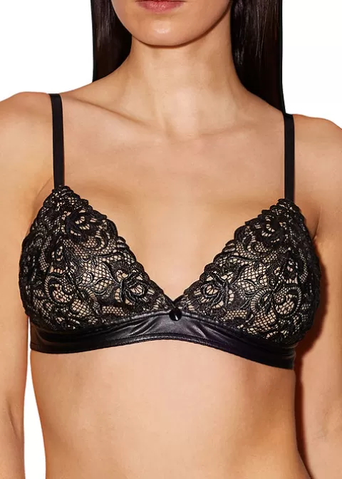 Bras-Aubade Cuir De Rose Triangle Bra Laque