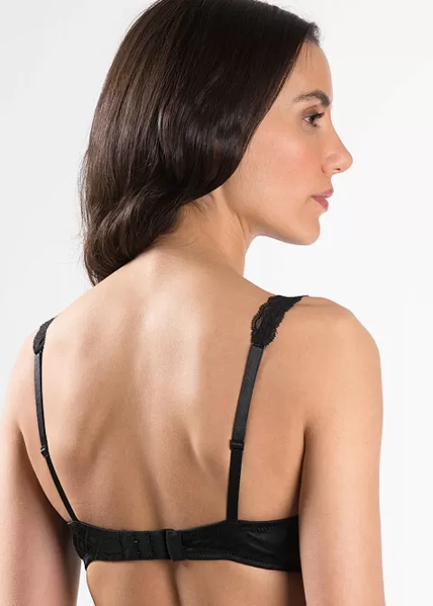 Bras-Aubade Femme Plunging Triangle Bra Black