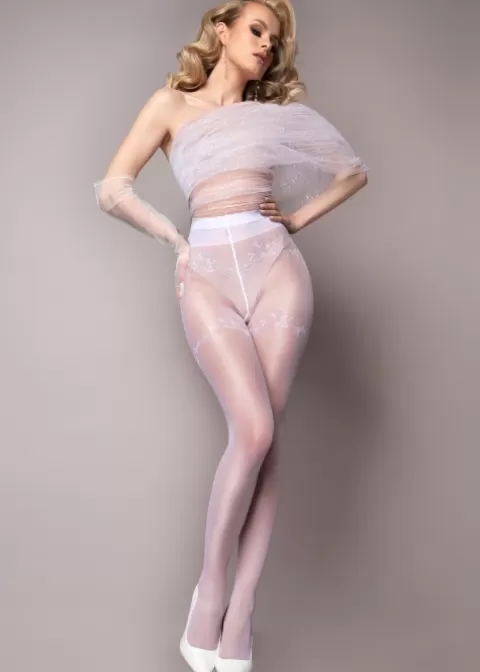 Tights-Ballerina Wedding Touch Venus Tights White