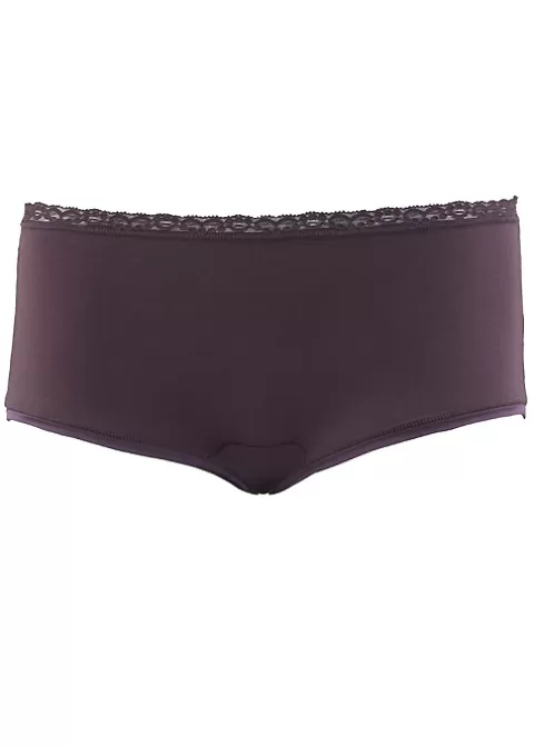 Briefs-Blackspade Aura Lace Shorty Cacao