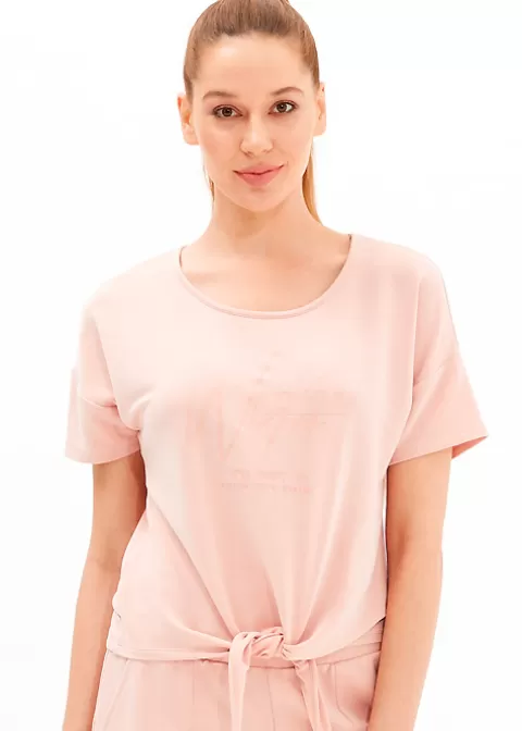 Nightwear-Blackspade Loungewear Twist T Shirt