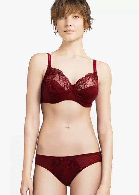 Briefs-Cca_pontneufbrazilianlimitededbriefC13830 Chantelle Pont Neuf Brazilian Limited Edition Brief Raspberry