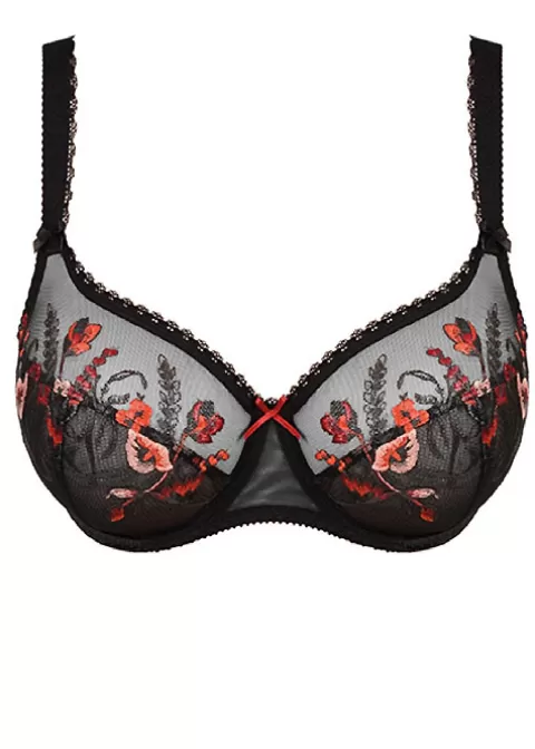 Bras-Empreinte Ashley Underwired Low-Necked Bra Noir