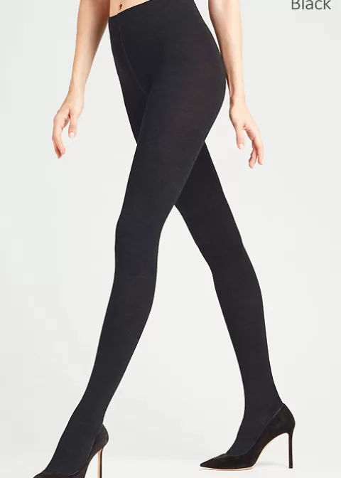 Tights-Falke Soft Merino Wool And Cotton Mix Tights