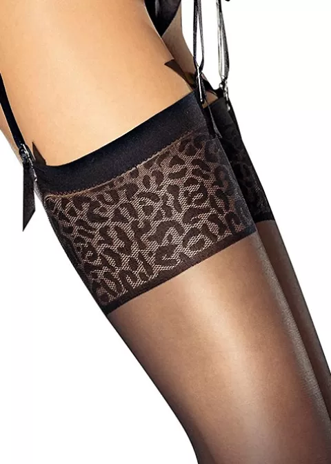 Stockings-Fiore Antera 20 Stockings Black