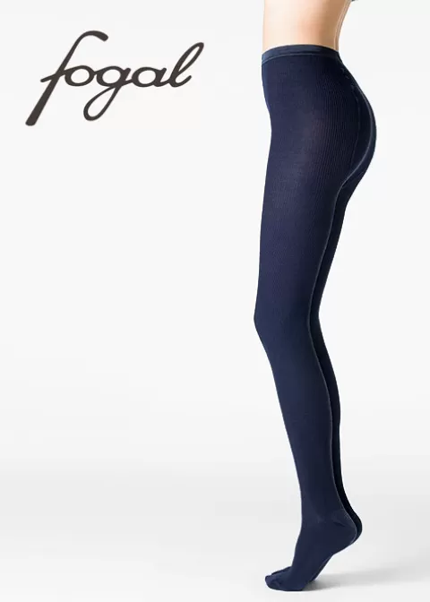 Tights-Fogal Nepal Wool Silk And Cashmere Tights Noir