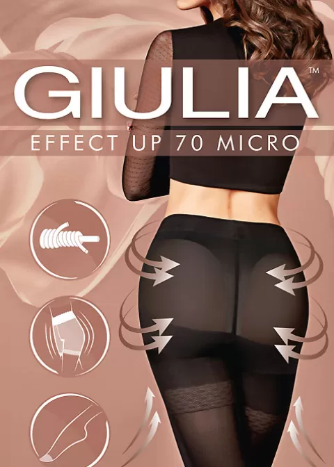 Tights-Giulia Effect Up 70 Tights Nero