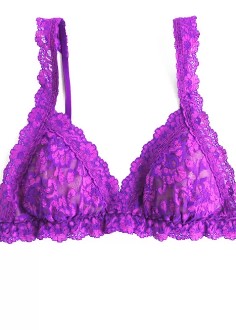 Bras-Hanky Panky Cross Dyed Padded Bralette Purple Velvet