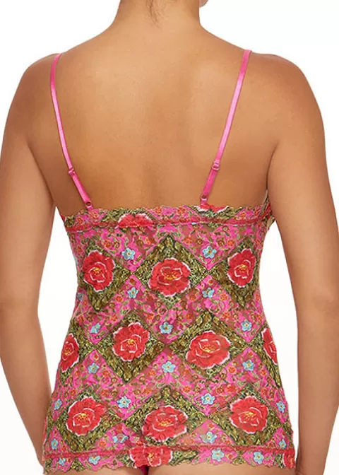 Camisoles & Vests-Hanky Panky Pearl River Peonies V Front Cami Pearl River Peonies Print