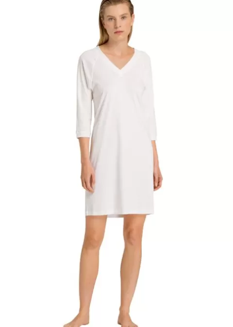 Nightwear-Hanro Pure Essence Nightdress Off White