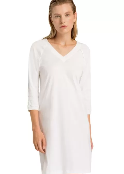 Nightwear-Hanro Pure Essence Nightdress Off White