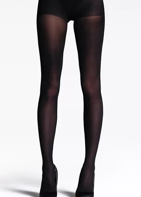 Tights-Jonathan Aston 100D Gloss Opaque Tights Black