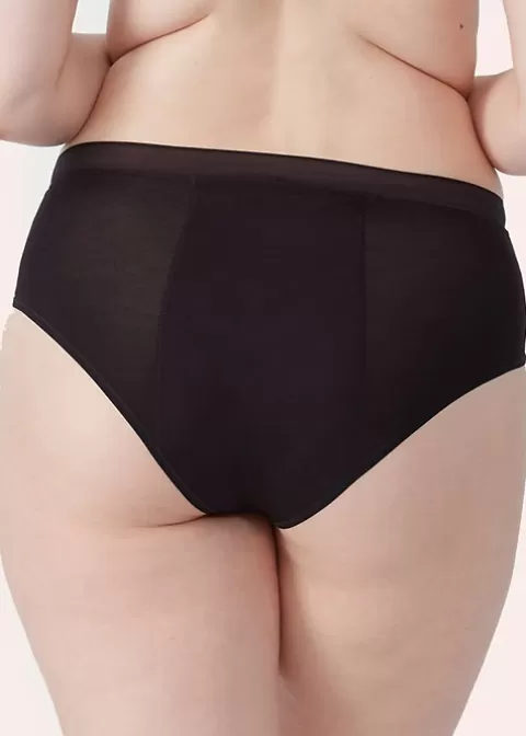 Briefs-Love Luna Period Bamboo Briefs Black