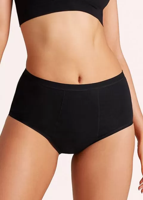 Briefs-Love Luna Period Full Brief Black