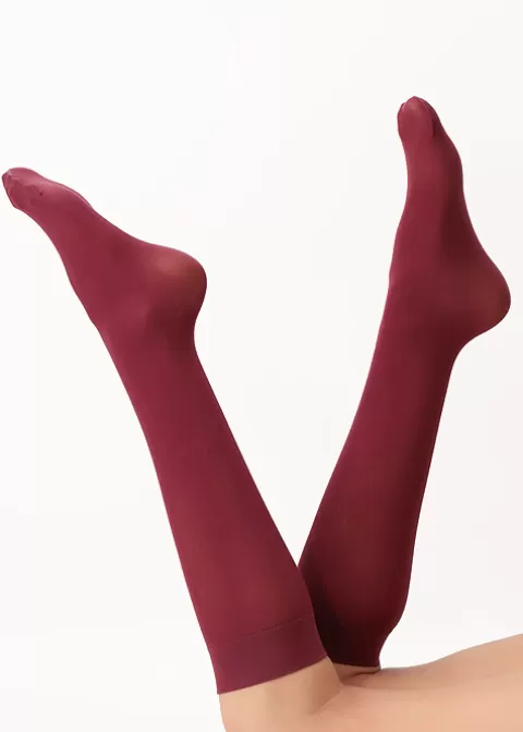 Knee Highs-Oroblu All Colours Cotton Knee Highs