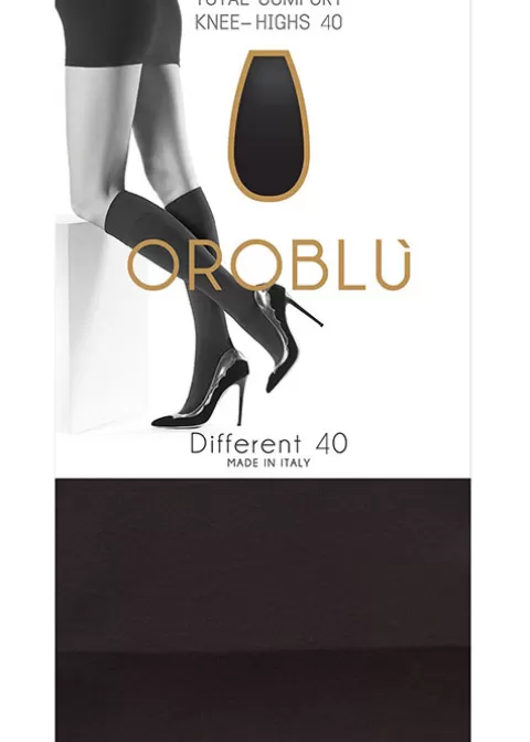 Knee Highs-Oroblu Different 40 Knee Highs