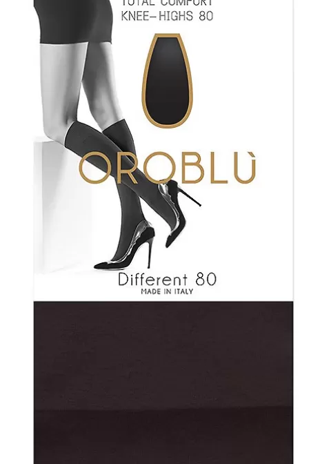 Knee Highs-Oroblu Different 80 Knee Highs