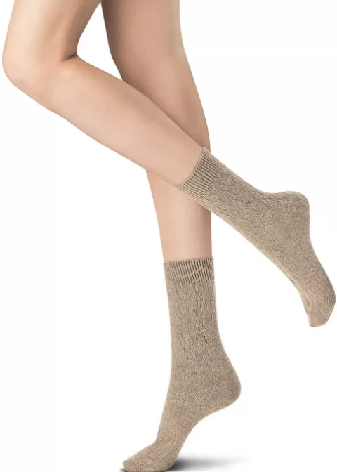 Socks-Oroblu Gwen Fine Cashmere Cable Socks