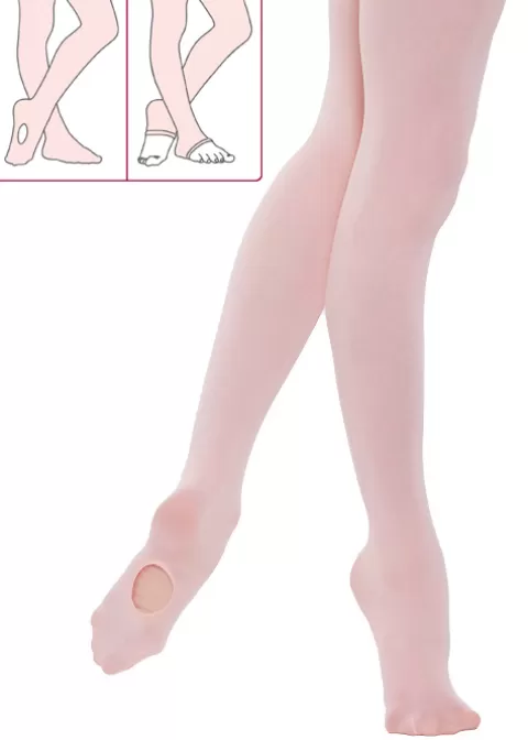 Tights-Silky Ballet Childrens Convertible Ballet Tights