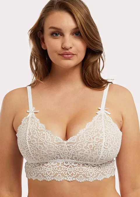 Bras-Wolf And Whistle Ariana Everyday Lace Bralette Ivory