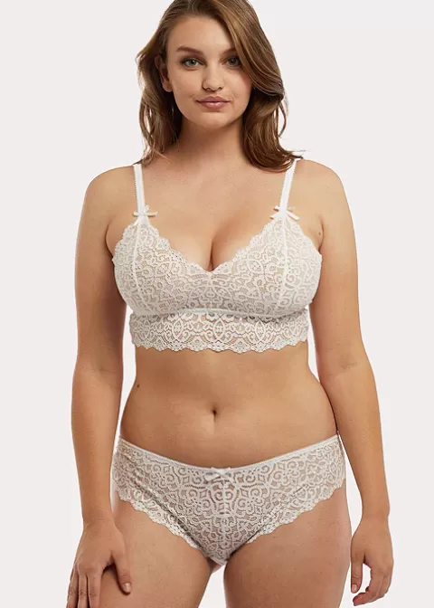 Briefs-Wolf And Whistle Ariana Everyday Lace Brief Ivory