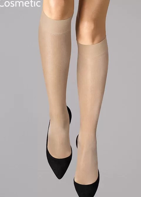 Knee Highs-Wolford Satin Touch 20 Knee Highs